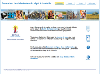 Formation des bénévoles du Phare Enfants et Familles